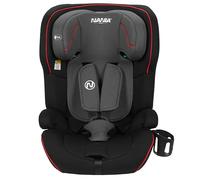 Nania Dallas - Asiento para coche (76-150 cm, 9 a 36 kg, 15 meses a 12 años, reposacabezas ajustable con 12 ajustes), protección lateral, funda extraíble y lavable, portavasos
