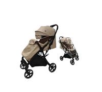 Nania Lexy, cochecito urbano compacto, 0 a 4 años (22 kg máximo), ligero (7,5 kg), cochecito bastón, reclinable con una mano en posición alargada, ropa de lluvia, cubrepiernas incluidas