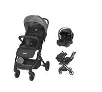 Nania Myla - Cochecito combinado 2 en 1 compacto y ligero para 0 a 4 años (22 kg max.) con asiento de coche Rimini, 40-87 cm (0-13 kg), protección lateral con confort