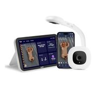 Nanit Sistema inteligente de monitor de bebé con soporte de suelo, video nítido, notificaciones en tiempo real, información sobre el sueño, pantalla de 8 pulgadas, integración de aplicaciones