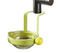 Nankoyal Cesta de drenaje para fregadero, filtro de vertido automático, cesta de drenaje de verduras para verduras, frutas, pastas, cocineros, apartamentos, preparadores de comidas, propietarios de