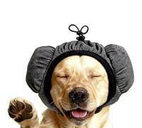 Nankoyal Cubreorejas para perros - Capucha ajustable para mascotas con reducción de ruido, protección auditiva, para visitas al veterinario al aire libre, viajes, caminar, baño, ducha, aseo, tormenta