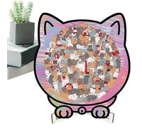 Nankoyal De Madera para Adultos - Juguetes Lindos con Forma De Gato - De Animales De Madera para Adultos,para Mujeres, Niños, Adolescentes, Hijos E Hijas