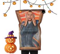 Nankoyal Disfraz De Mural Divertido - Arte De Mona Lisa, Pintura f-amosa, Ropa Para Vestir, Ropa De Broma, Disfraz De a-rtista, Disfraces Para Adolescentes, Espectáculos