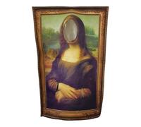 Nankoyal Disfraz De Mural Divertido - Arte De Mona Lisa, Pintura f-amosa, Ropa Para Vestir, Ropa De Broma, Disfraz De a-rtista, Disfraces Para Adolescentes, Espectáculos