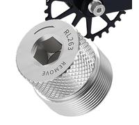 Nankoyal Herramienta de extracción de manivela de bicicleta, herramienta de extracción de pedal de bicicleta, funda extractora de alta resistencia, soporte de piñón, instalación de mantenimiento para