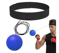 Nankoyal Juego de Diadema de Pelota de Boxeo, Pelota de Boxeo con Diadema | Pelota de Reflejos para Principiantes - Herramienta de Entrenamiento de Boxeador, Divertidos Suministros de Entrenamiento