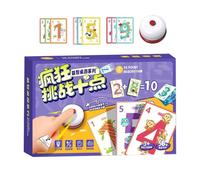 Nankoyal Juegos de Cartas de Fiesta para Adultos, Diez Juegos de Cartas de desafío | Juegos de Mesa de Tarjetas Familiares de matemáticas,Actividades educativas, Juguetes de adición, Accesorios para