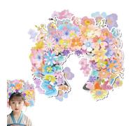 Nankoyal Kit de tocados de flores para niños, paquete de tocados de flores de imitación - Kit de sombreros hechos a mano con flores de imitación | Herramienta de decoración del cabello de herencia