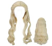 Nankoyal Peluca Dorada,Accesorio Falso Realista Ajustable - Peluca De Cosplay Para Halloween | Para Evento Sesión De Fotos Actuación En Escenario Cómic Juego De Roles Diario