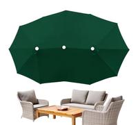 Nankoyal Reposición de Toldo para Paraguas | 12 Varas 2,7m Impermeable UPF30+ Cubierta Triple para Paraguas | Cubierta Sustituta de Sombrilla para Jardín, Terraza, Piscina, Pérgola, Invernadero,para