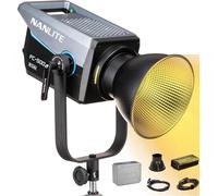 Nanlite FC-500B Luz de video LED bicolor de 2700 K a 6500 K, 520 W de alta salida, CRI 96+ TLCI 98+, luz de estudio regulable para fotografía y grabación de video