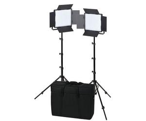 Nanlite Juego de iluminación LED CN-600CSA 2-Kit, con dos luces CN-600CSA