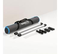 Nanlite PavoTube II 15C - Tubo de luces LED de 2 pies con cargadores de CA, soportes y kit de 2 luces de caja