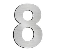 nanlyiau 5in/12.5cm números de casa,numeros numeros casa exterior numeros adhesivos de acero inoxidable 304 número de puerta de apartamento de buzón(5in number 8)