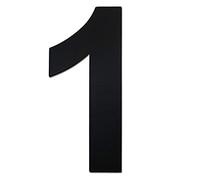 nanlyiau Numero de casa 10in/25.4mm Número de acero inoxidable mate RAL 7016,hecho de acero inoxidable sólido 304 Apariencia flotante,(7016 10in1)