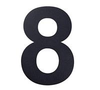 nanlyiau Numero de casa 5in/12.5cm Número de acero inoxidable mate RAL 7016,hecho de acero inoxidable sólido 304 Apariencia flotante,(7016 5in8)