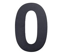 nanlyiau Numero de casa 5in/12.5cm Número de acero inoxidable mate RAL 7016,hecho de acero inoxidable sólido 304 Apariencia flotante,(7016 5in0)