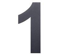 nanlyiau Numero de casa 5in/12.5cm Número de acero inoxidable mate RAL 7016,hecho de acero inoxidable sólido 304 Apariencia flotante,(7016 5in1)