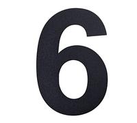 nanlyiau Numero de casa 6in/15.3cm Número de acero inoxidable mate RAL 7016,hecho de acero inoxidable sólido 304 Apariencia flotante,(7016 6in6/9)