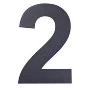 nanlyiau Numero de casa 8in/20.5cm Número de acero inoxidable mate RAL 7016,hecho de acero inoxidable sólido 304 Apariencia flotante,(7016 8in2)