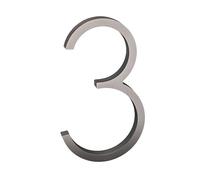 nanlyiau número de casa números casa exterior adhesivo 5in numeros casa exterior modernos 3d Número de buzón numeros casa exterior Producción de acrílico(Plata 3)