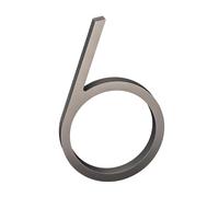 nanlyiau número de casa números casa exterior adhesivo 5in numeros casa exterior modernos 3d Número de buzón numeros casa exterior Producción de acrílico(Plata 6)