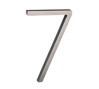 nanlyiau número de casa números casa exterior adhesivo 5in numeros casa exterior modernos 3d Número de buzón numeros casa exterior Producción de acrílico(Plata 7)