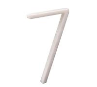 nanlyiau número de casa números casa exterior blanco adhesivo 5in numeros casa exterior modernos 3d Número de buzón numeros casa exterior Producción de acrílico(blanco 7)