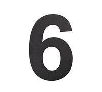 nanlyiau números 10in/25.4cm números casa exterior negro número de casa moderna inoxidable.hecho de acero inoxidable sólido 304.Apariencia flotante(black 10in6/9)