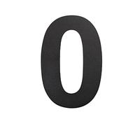 nanlyiau números 5in/12.5cm números casa exterior negro número de casa moderna inoxidable.hecho de acero inoxidable sólido 304.Apariencia flotante(black 5in0)