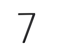 nanlyiau Números de Casa de aleación de zinc Números Para Casas Altura 5in /12.5 cm Numero Casa Exterior Numeros Negro(7)