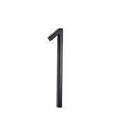 nanlyiau Números de Casa de aleación de zinc Números Para Casas Altura 5in /12.5 cm Numero Casa Exterior Numeros Negro(1)