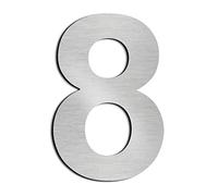 nanlyiau Números de casa,numeros numeros casa exterior numeros de acero inoxidable 304 macizo, altura Apariencia flotante 5in/12.5cm(5in 8)