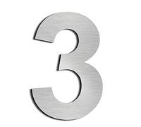 nanlyiau Números de casa,numeros numeros casa exterior numeros de acero inoxidable 304 macizo, altura Apariencia flotante 5in/12.5cm(5in 3)