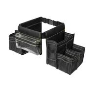 Nanmiyan Bolsa Portaherramientas | Impermeable y Multifuncional | Con Múltiples Bolsillos Ajustable Para Jardinería Carpintería Fontanería Electricidad