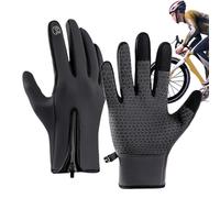 Nanmiyan Guantes Impermeables para Senderismo - Guantes Aislantes de Felpa con Pantalla Táctil,Manoplas Térmicas para Conducción,para Ciclismo de Invierno Esquí Motocicleta Senderismo Camping