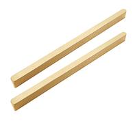 NANNAN0901 2 Piezas Manijas Doradas para Armario de Cocina Tiradores de Dormitorio Placard de Aluminio Alargados Tiradores de Cajón de Tocador de Puerta de Muebles, con Tornillos (Length 300mm)