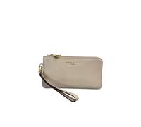 Nannini qb1000A La cartera de Firenze, fabricada en piel martillada se caracteriza por un puño extraíble y un bolsillo trasero cerrado con cremallera, el interior está forrado con tess, beige, Talla