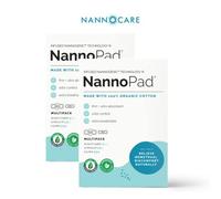 NannoPad Paquete múltiple de almohadillas y pantyliners - Almohadillas de algodón orgánico certificado - Regular, Super y Pantyliners para protección de ciclo completo - Minimizar los olores (36