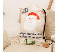 NANNUK Saco Papá Noel Personalizado para Regalos Navidad