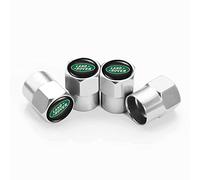 NANNUT 4 Uds Tapas Válvula Neumático de Coche, para Land Rover Discovery Range Rover Sport Defender Land LR3 LR4, Tapas Válvula con Anillo Goma, Cubiertas Vástago Impermeables A Prueba Polvo