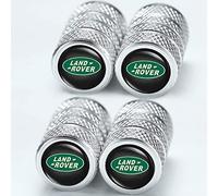 NANNUT 4Uds Tapas válvulas de neumáticos de Coche, Tapas Válvula con Anillo Goma, Cubiertas Vástago Impermeables A Prueba Polvo, para Land Rover Discovery Range Rover Sport Defender LR2 3 4