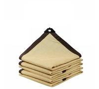 NANNUT Malla Sombreadora 1,5x3m 2,5x4m 3,5x5m Exterior Resistente a los Rayos UV HDPE Toldo Vela de Sombra con Ojales de Aluminio y Cuerda (Color : Beige, Size : 2.5x2.5m)