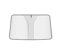 NANNUT Parasol Parabrisas Ventana Delantera de Coche, para Peugeot 408 407 406, Parasol Plegable Protección Completa, Bloquea Los Rayos UV, Accesorios Decoración Aislamiento,Silver
