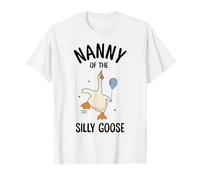 Nanny of The Silly Goose Primer Cumpleaños Familia Coincidencia Camiseta