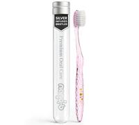 NANO-B | Cepillo de Dientes para Encías Sensibles | Elimina hasta el 99% de las Bacterias Dañinas | PLATA - Rosa