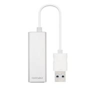 Nano Cable 10.03.0401 - Conversor USB a RJ45 Gigabit (USB 3.0, USB-C), compatible con Windows (10, 8.1, 8, 7, XP), Vista, Mac OS X (10.6-10.11) y Linux