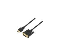 NanoCable 10.15.0503 - Cable DVI a HDMI, Macho-Macho, DVI18+1/M-HDMI A/M, Negro, 3mts