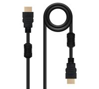 Cable HDMI V1.4 HEC NanoCable USB-A M/M 5 M c/Ferrite